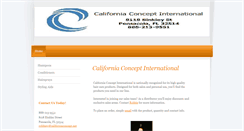 Desktop Screenshot of californiaconcept.net
